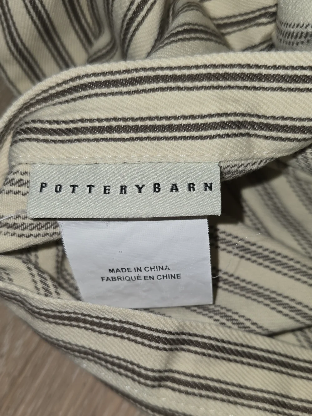 2 Pottery Barn Euro Cotton Shams Cream And Taupe